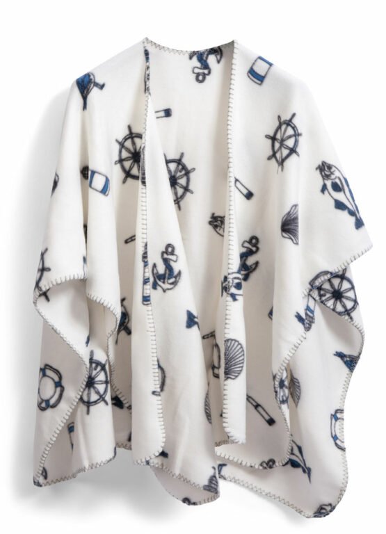 Oceanlife fleeceponcho